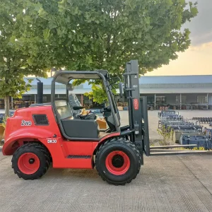 Manufacturer 3 Ton/3000kg 4X2 /2WD All Rough Terrain off Road Diesel Forklift