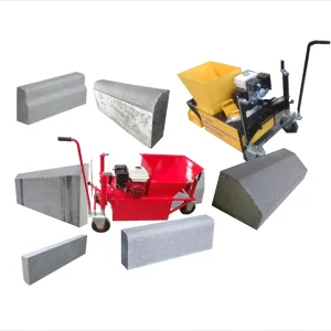 Ditch Lining Machine Concrete Road Curb and Gutter Machine Highway Slipform Curb Machine with Engine