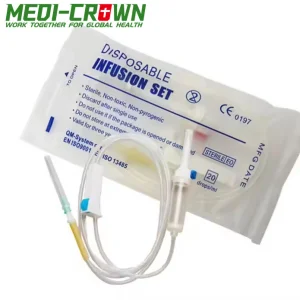 Juego de infusión de transfusión de sangre IV desechable con CE e ISO con filtro