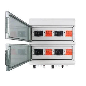 WSDB-PV4/4 1000V 4 in 4 Out 4 String 32A Photovoltaic Array Solar PV Combiner Box for off Grid Solar Panel Energy System
