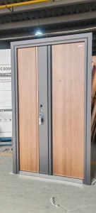 Puertas pivotantes de casas, entrada principal, exterior, seguridad, puertas de acero, puerta exterior