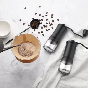 Molino de café manual ajustable de acero inoxidable