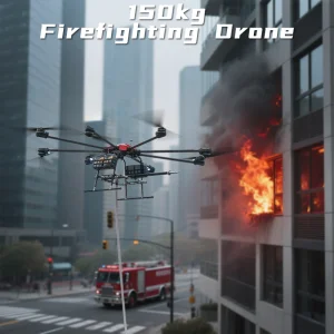 New Chinese 150kg Firefighting Extinguisher Load Lift Delivery Transport Heavy Duty Fire Fight Drone Price for Sale
