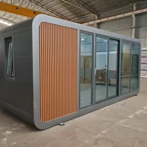 Prefab Outdoor Apple Pod Dome House Sandvik Panel