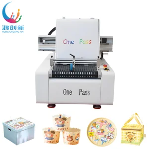 3.One Pass High-speed Digital Printing Machine, High-efficiency Assembly Line Printing For Paper Shells Cardboards &amp; Paper Boxes