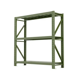 240KG Load Steel Mutil Tier Industrial Shelving Units Corrosion Protection Powder Coating Floor Standing Adjustable Storage