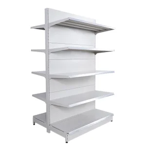 Easy Transport Luxury Single Sided Back Panel Shelf Store Metal Display Rack For Supermarket