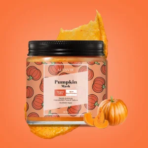 Women Pumpkin Cleansing Facial Mask Whitening Gently Exfoliating Clean Face Mask