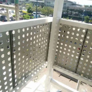 Perforated Acm Signage Aluminum Composite Construction Material