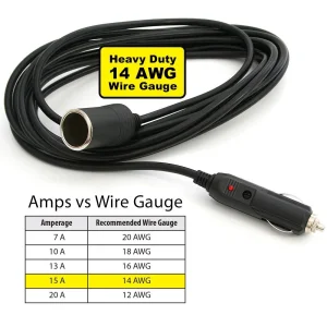 12V Heavy Duty Cord