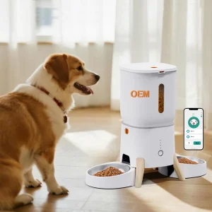Automatic Cat Feeder Smart Dog Food Dispenser Programmable Timer Precise Portion Control for Single Multi-Pet Home