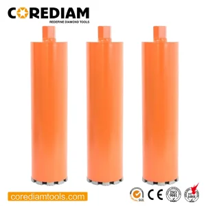 Brocas de diamante de segmento de relámpago con 10mm altura de segmento herramientas de perforación