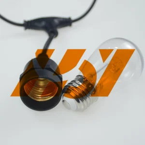 Iluminação Inteligente Controlável Estilo Lustre Luzes de Cordão Removíveis para Decoração de Casamento em Jardim ao Ar Livre