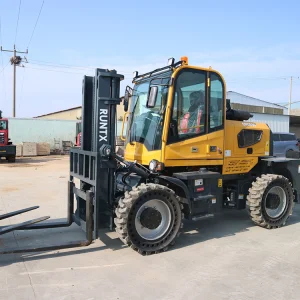 4WD off Road Forklift 3 Ton 3.5 Ton 4ton 5ton Rough Terrain Forklift with Cabin