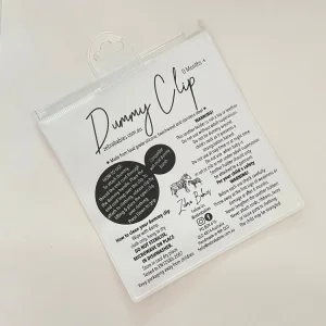 Customizable Eco-Friendly PVC Ziplock Packaging Bags Moisture-Proof Zipper Closure for Screen Earrings Glasses Necklaces