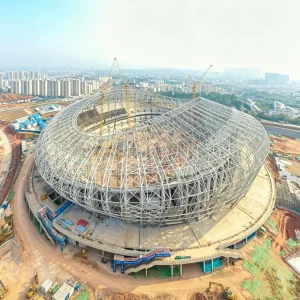 Corrosion-resistant Custom Size Prefabricated Steel Sports Stadium Industrial Building Metal Steel Structure