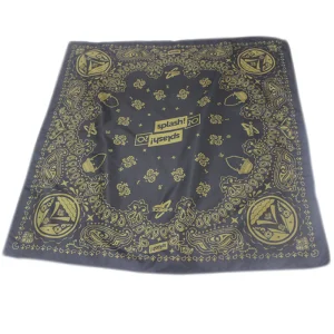 Multifunction Cotton Low MOQ Printed Square Bandana