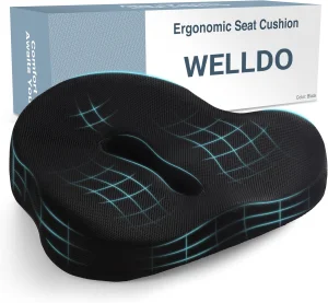 Customizable Orthopedic Office Chair Support Cushion