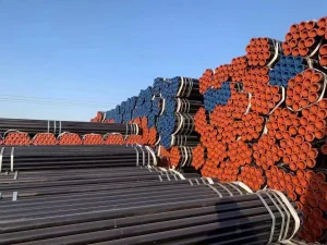 ASME B36.10 Smls Steel Pipe ASTM A106 Gr. B Carbon Steel Pipe Sch 40 80 160 Carbon Steel Seamless Tube with PE Coated or Black Painted