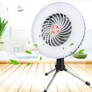 Global Leading  LED Camping Lantern with Tent Fan S500 PRO, Rechargeable Camping Fan Light with Hanging Hook for Camping, Hiking, Hurricane, Emergency (USB Included) Manufacturers, Factory