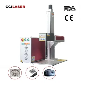 Perfect Laser 3D Fiber Laser 20W 50W Portable Laser Marking Machine for Metal Business Card Machine Leather Acrylic