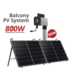 Best Selling Balcony 800W Solar Panel Power Systems Complete Kit 1000W Balcony Solar System