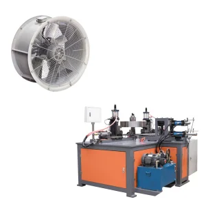 Hydraulic Automatic Axial Fan Housing TDF Flange Spinning and Forming Machine