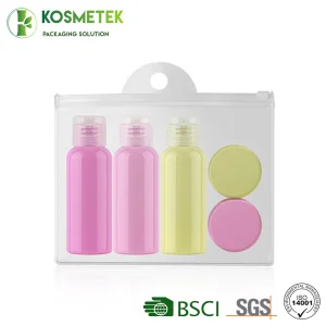 Small 10ml 50ml Travel Size Pet Plastic Lotion/Serum/Oil/Cream Cosmetic Jar Packaging Bottles