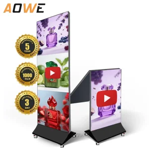 Aowe Indoor HD P1.25 P1.5 P1.8 P2.5 Indoor LED Poster Screen Foldable