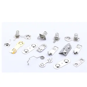 16850 Cr2032 Precision Leaf SMT Steel Battery Contacts Holder Spring Metal Clip Batteries Contact Plate For Aaa Battery Spring