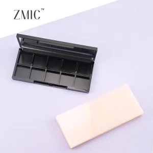 Rectangle Shape 10 Well Eyeshadow Package Plastic Packaging Box for Eyeshadow