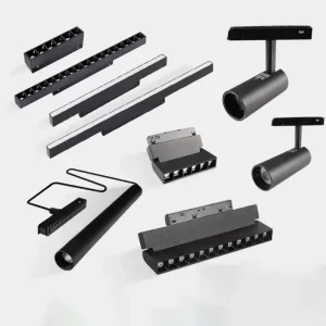 48V Dali Smart Track Light Dimmable Tunable Magnetic Track Light with Aluminum Body and COB LED Chip Modern Design