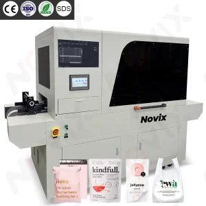 Renovix UV One Pass Printer Plastic Stand Up Pouch Digital Printer Machine Single Pass UV Logo Printing For PE Plastic Bag