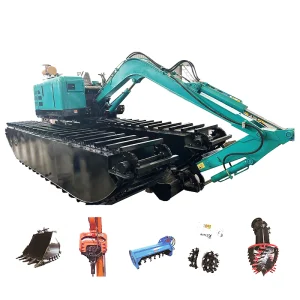 Small Mini Amphibious Excavator