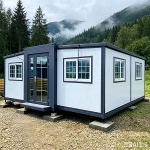 Pequeñas casas residenciales móviles modulares expandibles de cápsulas prefabricadas ecológicas