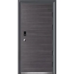 Apartment Villa Grey Front Iron Single Residential Metal Safety Security Steel Door
