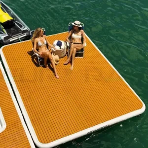 Hot Sale Floating Dock Platform Water Mat with Drop Stitch Fabric Material