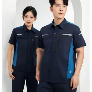Camisa de manga corta antiestática ESD uniforme profesional para el personal