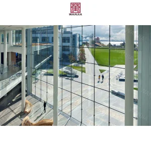 Energy Saving Design Factory Direct Building Exterior Mirror Glass Aluminum Curtain Wall Unitized Curtain Wall