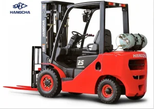 2-2.5t Hangcha Xf Series Gas/LPG/Dual Fuel Forklift Truck with 2000kg and 2500kg Capacity High Performance