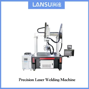 Lansu 3000W Gantry Galvo Laser Welding Machine for Thick Metal Sheet Seam Welding with CE