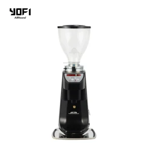 High Performance 370W High Torque Motor 64mm High Carbon Steel Burrs 220V Precision Grinding Espresso Coffee Grinder
