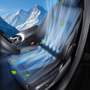 12V 24V Universal Car Cooling Seat Ventilation Cushion Air-Cooling Fan Pad Breathable Car Seat Cover With Adjustable Cooling