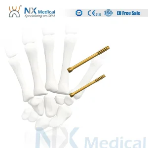 Orthopedic Implant Cannulated Headless Compression Screw Bone Screw Fixation