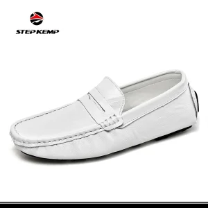Men's Casual Slip on Mens Lightweight Breathable Driving Penny Loafers Ex-23L1048