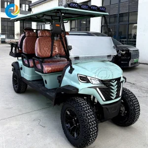 2026 Hot Offroad Hunting Cart Golf Buggy Lithium Battery Electric Car For 6 People Accept Customize