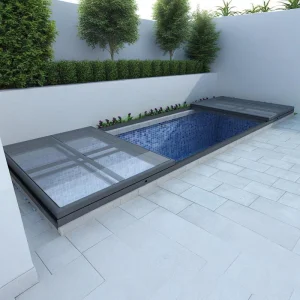 Custom Electric Glass Skylight Panels Sliding Feature Skylight