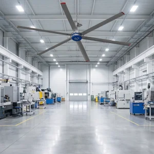 High-Tech Industrial Ceiling Fan for Indoor and Outdoor Spaces