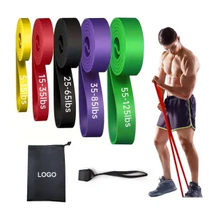 Custom Logo 5 Levels Durable Pull up Resistance Bands with Door Anchor for Home Workout