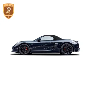 Car Accessories Suppliers Carbon Fiber Side Skirt for Porsche 718 Upgrade to Css Style